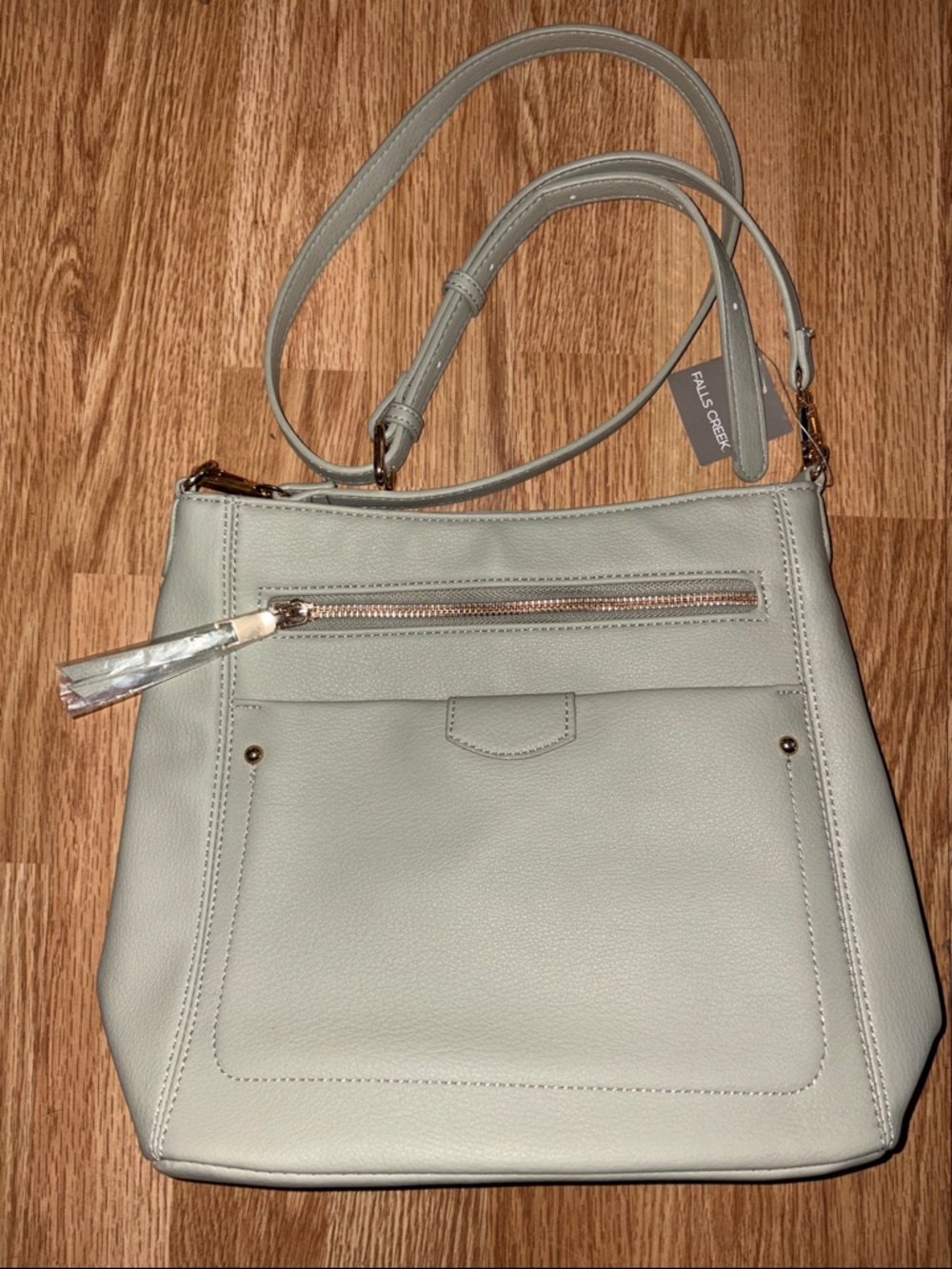Falls Creek Sage Green Crossbody Bag